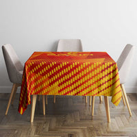 Spain Football 2024 Tablecloth Trophy Wing Style - Wonder Print Shop