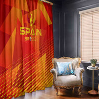 Spain Football 2024 Window Curtain Trophy Wing Style - Wonder Print Shop