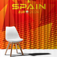 Spain Football 2024 Window Curtain Trophy Wing Style - Wonder Print Shop