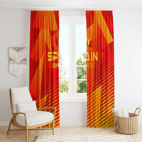 Spain Football 2024 Window Curtain Trophy Wing Style - Wonder Print Shop