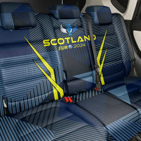 Scotland Football 2024 Back Car Seat Cover Trophy Wing Style - Wonder Print Shop
