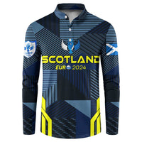 Personalized Scotland Football 2024 Button Sweatshirt Trophy Wing Style - Wonder Print Shop