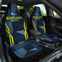 Scotland Football 2024 Car Seat Cover Trophy Wing Style - Wonder Print Shop
