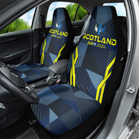 Scotland Football 2024 Car Seat Cover Trophy Wing Style - Wonder Print Shop