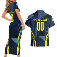 Personalized Scotland Football 2024 Couples Matching Short Sleeve Bodycon Dress and Hawaiian Shirt Trophy Wing Style - Wonder Print Shop
