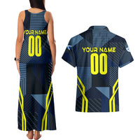 Personalized Scotland Football 2024 Couples Matching Tank Maxi Dress and Hawaiian Shirt Trophy Wing Style - Wonder Print Shop