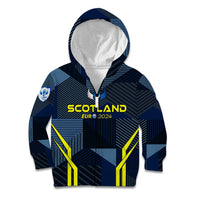 Personalized Scotland Football 2024 Kid Hoodie Trophy Wing Style - Wonder Print Shop