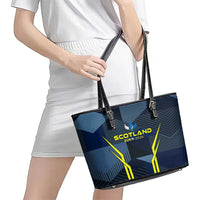 Scotland Football 2024 Leather Tote Bag Trophy Wing Style - Wonder Print Shop