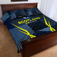 Scotland Football 2024 Quilt Bed Set Trophy Wing Style - Wonder Print Shop