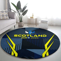 Scotland Football 2024 Round Carpet Trophy Wing Style