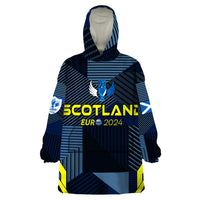 Personalized Scotland Football 2024 Wearable Blanket Hoodie Trophy Wing Style - Wonder Print Shop