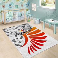 Germany Football 2024 Area Rug Trophy Wing Style - Wonder Print Shop