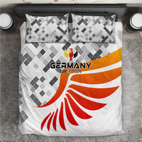 Germany Football 2024 Bedding Set Trophy Wing Style - Wonder Print Shop