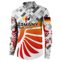 Personalized Germany Football 2024 Button Sweatshirt Trophy Wing Style - Wonder Print Shop