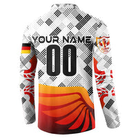 Personalized Germany Football 2024 Button Sweatshirt Trophy Wing Style - Wonder Print Shop