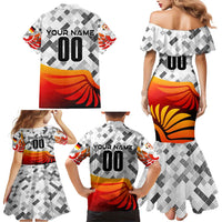 Personalized Germany Football 2024 Family Matching Mermaid Dress and Hawaiian Shirt Trophy Wing Style - Wonder Print Shop