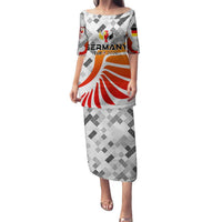 Personalized Germany Football 2024 Family Matching Puletasi and Hawaiian Shirt Trophy Wing Style - Wonder Print Shop