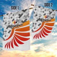 Germany Football 2024 Garden Flag Trophy Wing Style - Wonder Print Shop