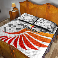 Germany Football 2024 Quilt Bed Set Trophy Wing Style - Wonder Print Shop