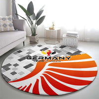 Germany Football 2024 Round Carpet Trophy Wing Style