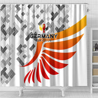 Germany Football 2024 Shower Curtain Trophy Wing Style