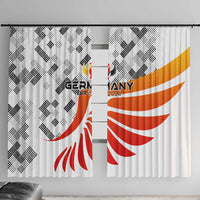 Germany Football 2024 Window Curtain Trophy Wing Style - Wonder Print Shop