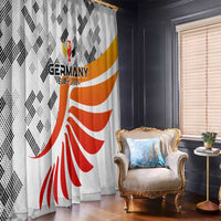 Germany Football 2024 Window Curtain Trophy Wing Style - Wonder Print Shop