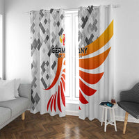 Germany Football 2024 Window Curtain Trophy Wing Style - Wonder Print Shop