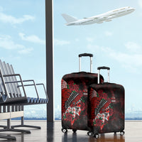 Personalised Native American Chief Skull Luggage Cover Rose Skull - Wonder Print Shop