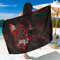 Personalised Native American Chief Skull Sarong Rose Skull - Wonder Print Shop