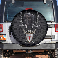 Personalised Knights Templar Warrior Skull Spare Tire Cover - Wonder Print Shop