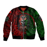 Skulls Aztec Warriors Bomber Jacket - Wonder Print Shop