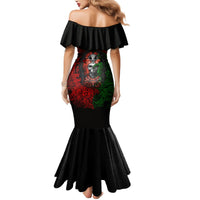 Skulls Aztec Warriors Mermaid Dress - Wonder Print Shop