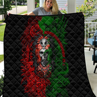 Skulls Aztec Warriors Quilt - Wonder Print Shop