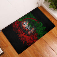 Skulls Aztec Warriors Rubber Doormat - Wonder Print Shop