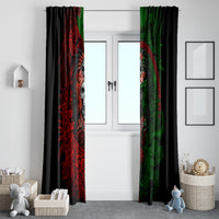 Skulls Aztec Warriors Window Curtain - Wonder Print Shop