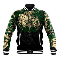 Aztec Warrior Skulls Baseball Jacket - Wonder Print Shop