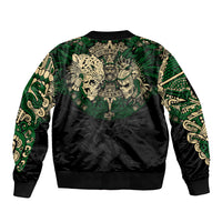 Aztec Warrior Skulls Bomber Jacket - Wonder Print Shop