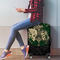 Aztec Warrior Skulls Luggage Cover - Wonder Print Shop