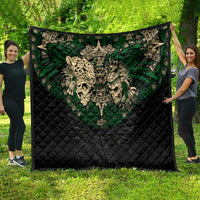 Aztec Warrior Skulls Quilt - Wonder Print Shop