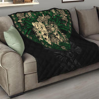 Aztec Warrior Skulls Quilt - Wonder Print Shop