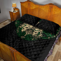Aztec Warrior Skulls Quilt Bed Set - Wonder Print Shop