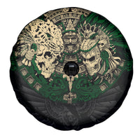 Aztec Warrior Skulls Spare Tire Cover - Wonder Print Shop
