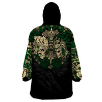Aztec Warrior Skulls Wearable Blanket Hoodie - Wonder Print Shop