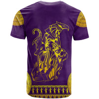 Anubis and Horus T Shirt Egyptian God Purple - Wonder Print Shop