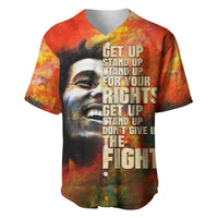 Reggae Legend Bob Baseball Jersey Retro Style - Wonder Print Shop