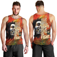 Reggae Legend Bob Men Tank Top Retro Style - Wonder Print Shop