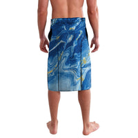 Ankh On Blue Lavalava Pan African - Wonder Print Shop