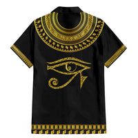 Eyes Of Horus Family Matching Mermaid Dress and Hawaiian Shirt Egyptian Art - Wonder Print Shop