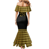 Eyes Of Horus Mermaid Dress Egyptian Art - Wonder Print Shop
